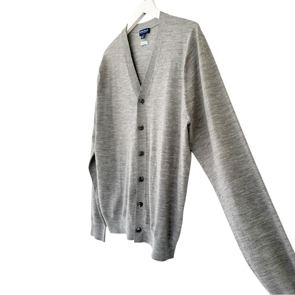 Peter Millar Gray Excursion Flex Cardigan - image 5